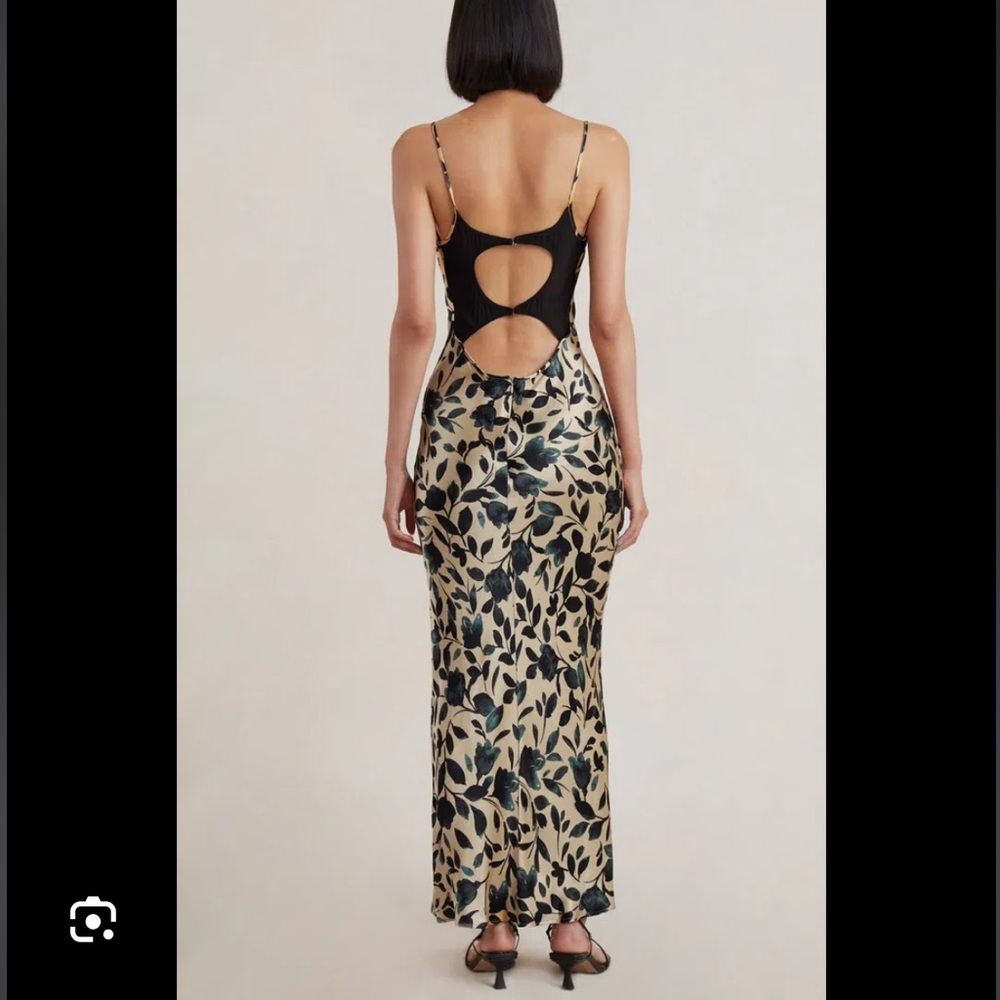 Silhouette vine maxi dress